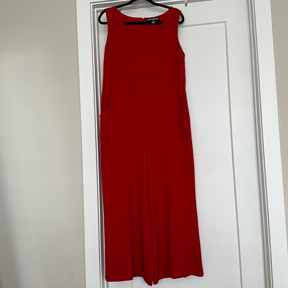 Karl Lagerfeld sleeveless pantsuit